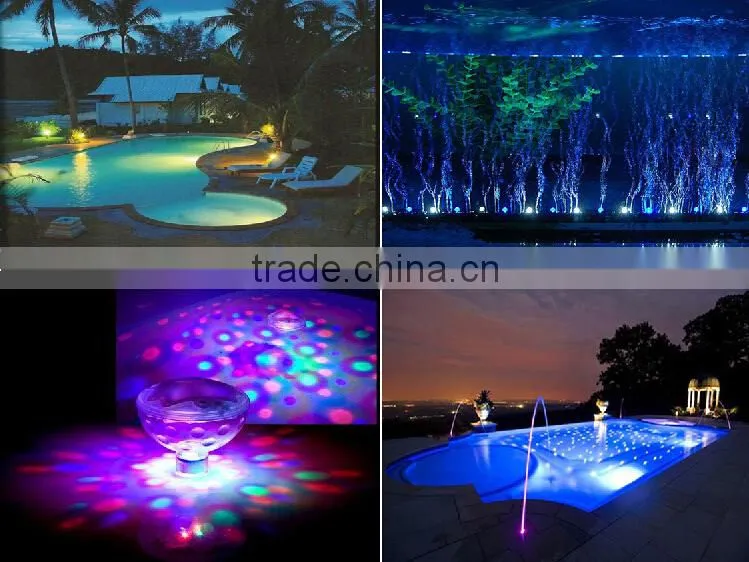 RGB underwater light 12v 10w led underwater light ip68 pool rgb led outdoor lights lamp light 12v high quality 3 years warranty