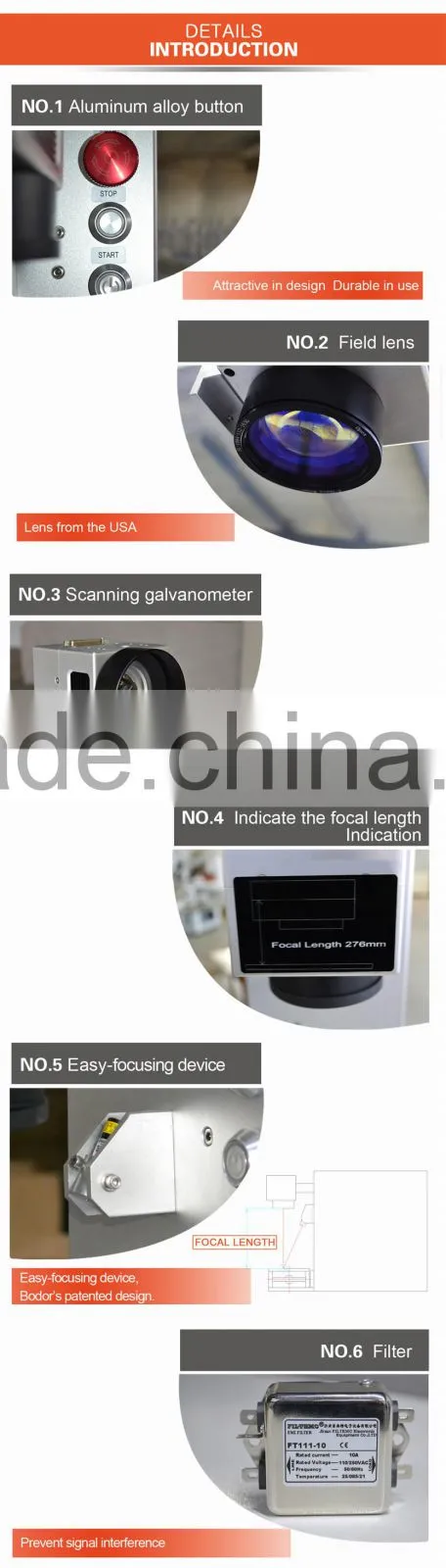 fiber laser marking machine for marking metal
