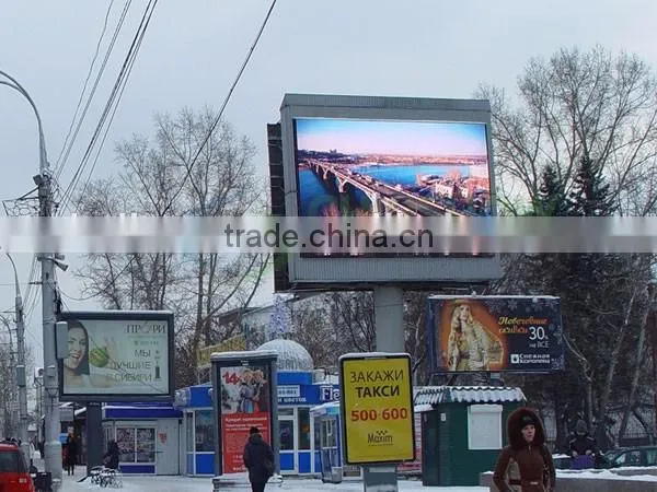 PH10 Outdoor Advertising LED Display 5.76 x 2.88 m DIP346 LED Type