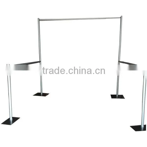 Tradeshow booth structure pipe and drape hot selling 10ft x10ft Convention curtain and pipe kits