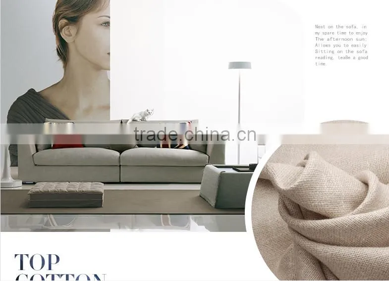 Puket Fashion Fabric Solid wood legs Feather Sofa