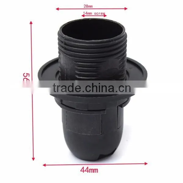 E14 Edison Pendant Socket & Lampshade Collar Ring Screw E14 Light Bulb Holder