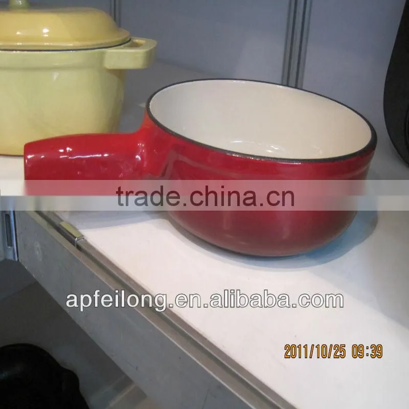 we sell high quality cast iron sauce pan/cookware
