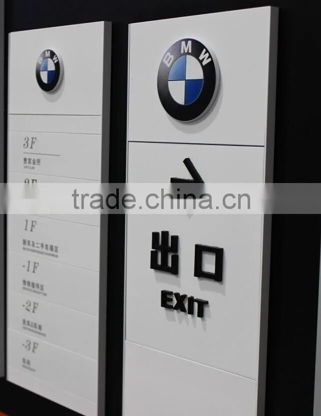 Illuminated Office sign plate