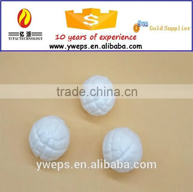 Artificial polystyrene foam white golf ball