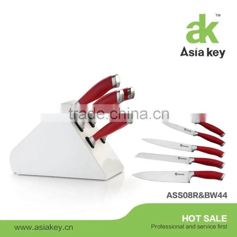 Popular and Premium 7pcs Knives Set With Wooden Stand For Kitchen