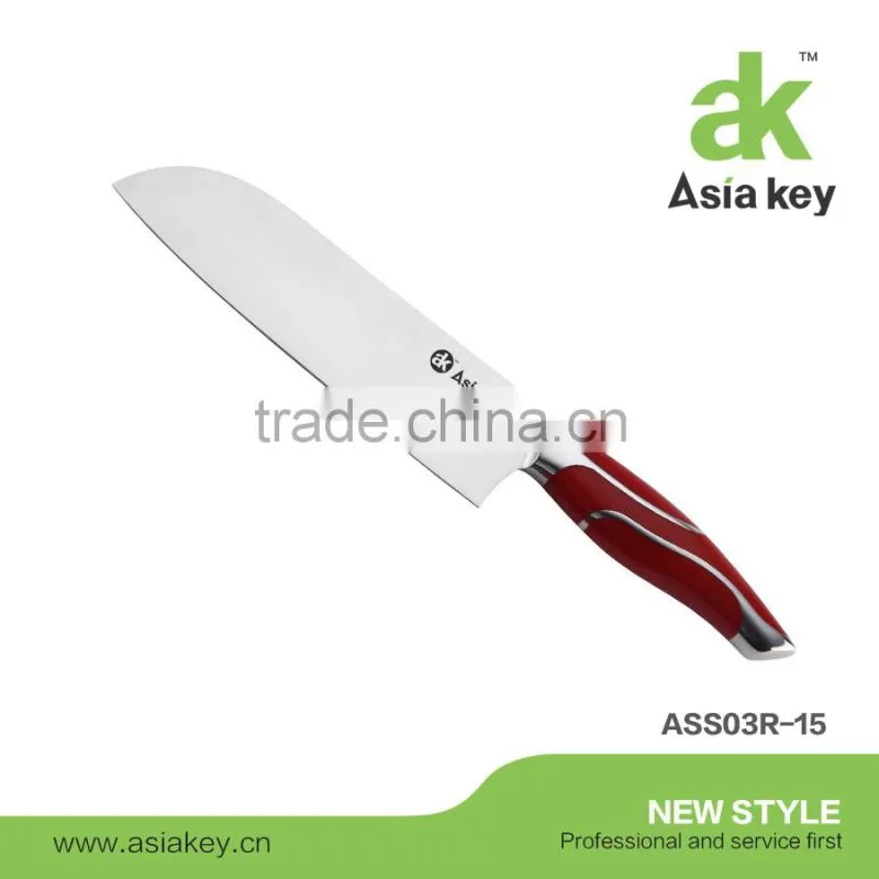 High Quality 7 Pcs Stainless Steel Kitchen Knife Set With Acrylic Block