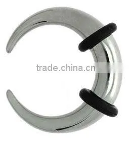 Acrylic Ear Horn Spiral, Ear expander,body jewelry