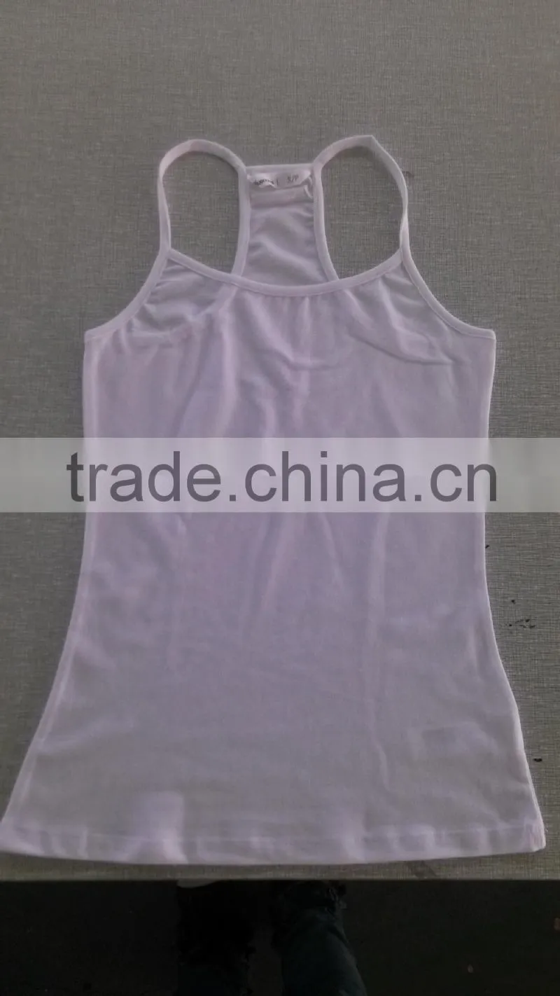 Popular high quality Lady's Cotton Spandex Sun-top for Summer