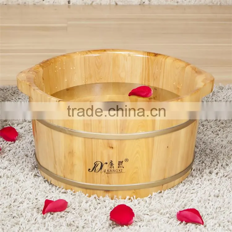Massage function cedar material wooden foot tub