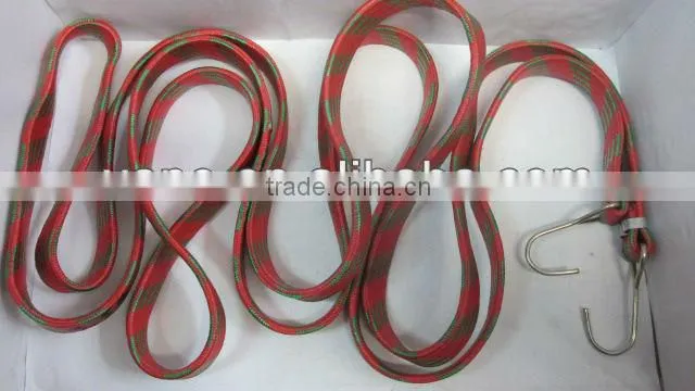 Hot Sale Elastic Motorcycle Rope Binding Rope with 2 Hooks