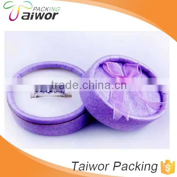 Custom Multiple Colour Round Cylinder Paper Box for Ring