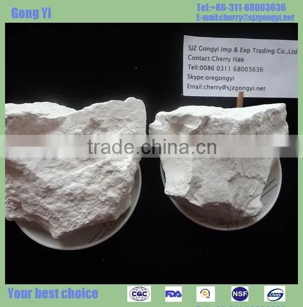 Powder, washed kaolin,calcined Type and paper making etc,Paper,cosmetics,painting Application Kaolin Clay