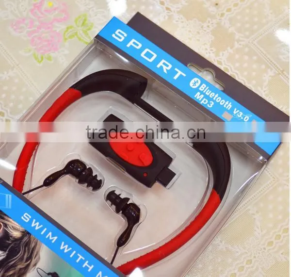 100% waterproof Headset bluetooth waterpoof sport bluetooth wireless headphones ,Waterproof wireless headset