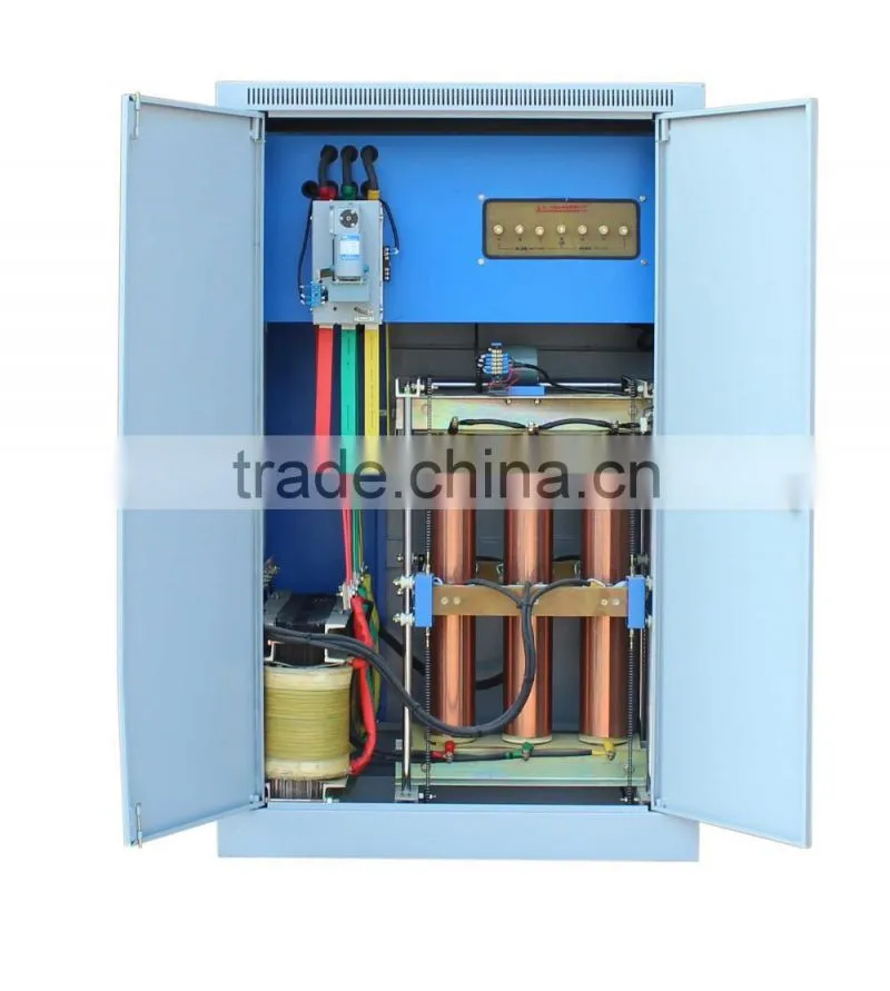 Widely Use SBW Three Phase 200kva 380v High Effciency Automatic AC Compensated Power AC Voltage Stabilizer/YueQing China