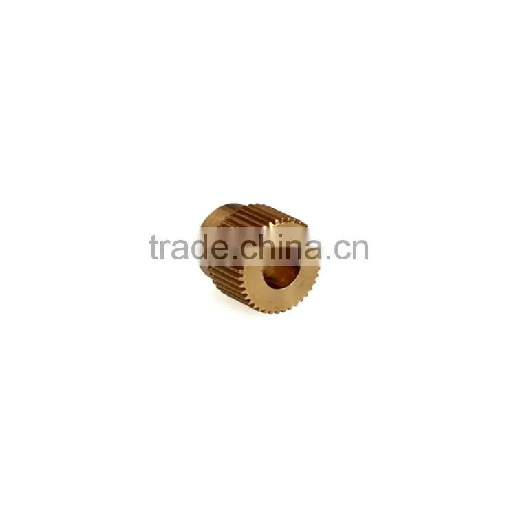 3D Printer Jewelry Parts 40 Tooth Extruder Filament Drive Gear for MK8 Makerbot Printers Brass Gear