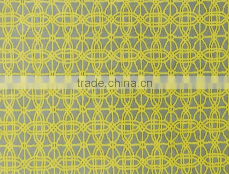 Hand made bright yellow carpet with competitive price