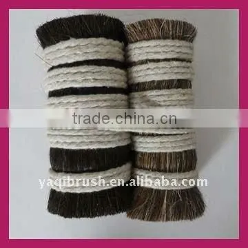 Horse tail hair for makeup brush