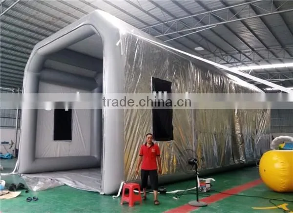 14m giant inflatable spray booth for cars / portable paint booth for garage