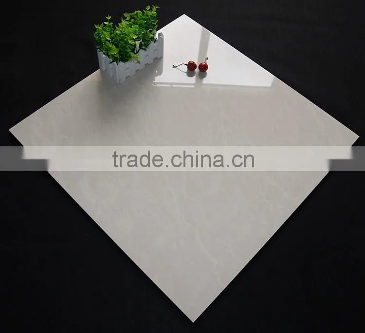 White natural stone polished floor tile,low price 24x24 floor tile,cheap high gloss floor tile