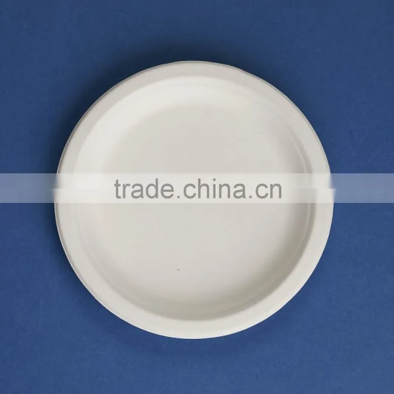PL-07 7 inch disposable white paper plate