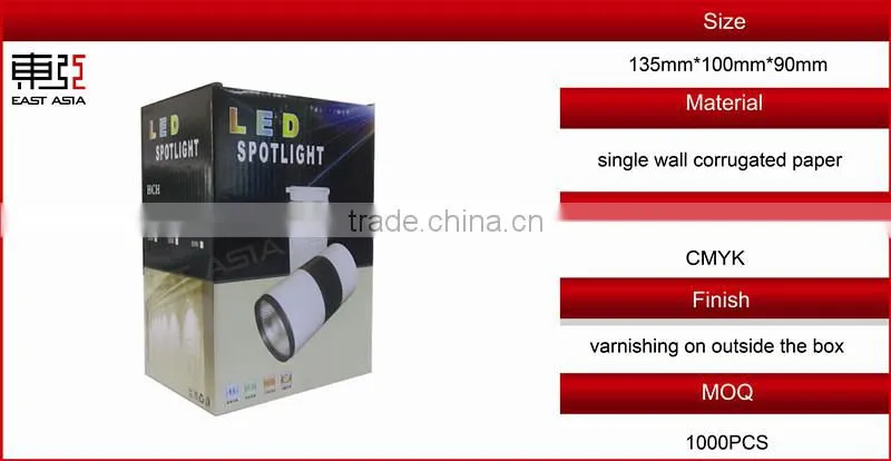OEM Varnishing Paper Boxes for Packing LED Light