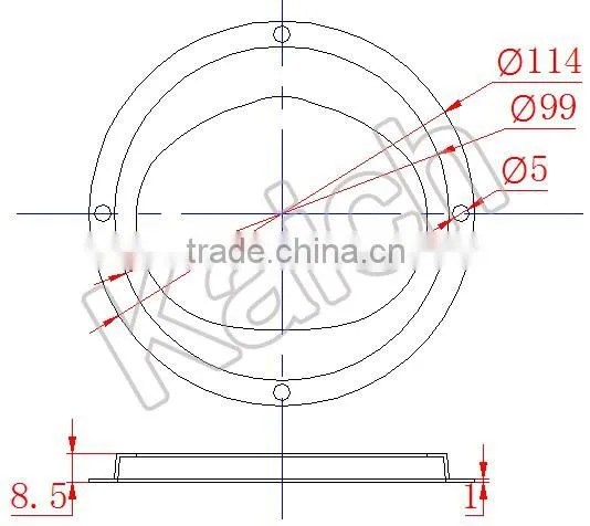 Led light glass lens 92 Suitable for 20W-150W street light lens