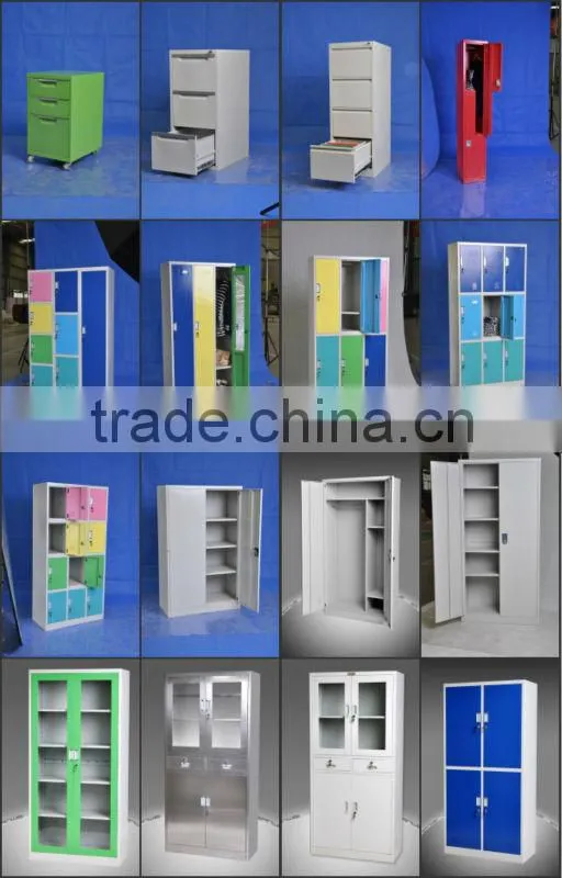 Stainless steel cabinet clothes locker/steel wardrobe lockers/metal clothes locker