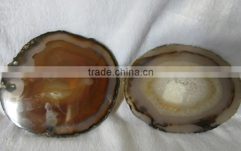 China wholesale raw agate with round shape