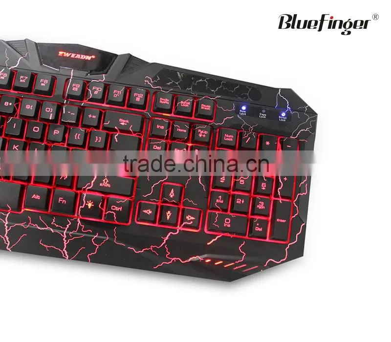OEM USB wired split keyboard with changeable color backlit