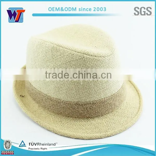 Factory wholesale high quality folding cowboy hats with print logo