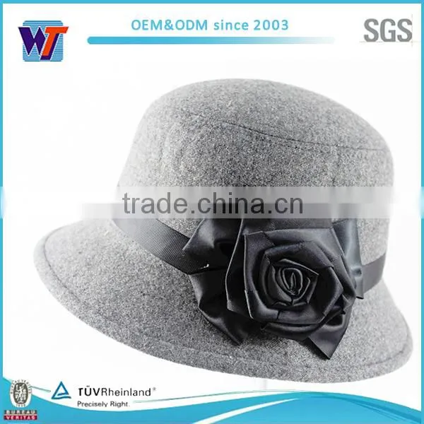 Fashion Men's Handmade Wool Felt Hat In Factory