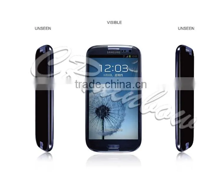 Manufacturer privacy glass guard for samsung galaxy S3 privacy glass