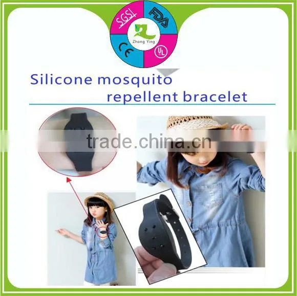 silicone mosquito repellent bwristband promotion gift