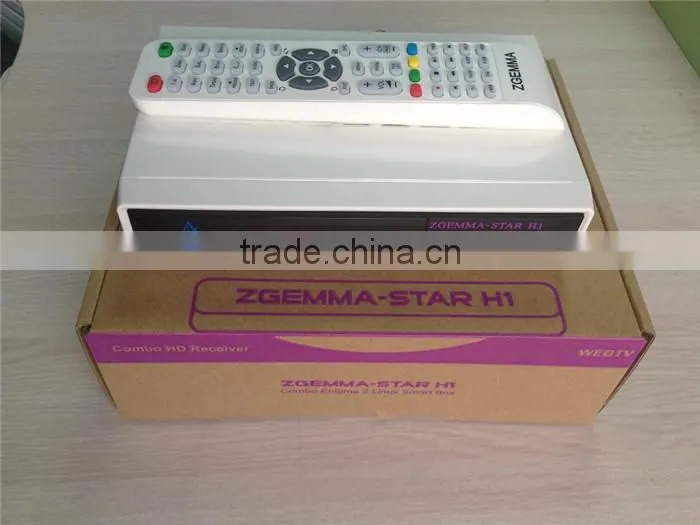 Satellite receiver twin DVB-S2+C Linux Smart Box HD cccam receiver best Zgemma Star H1