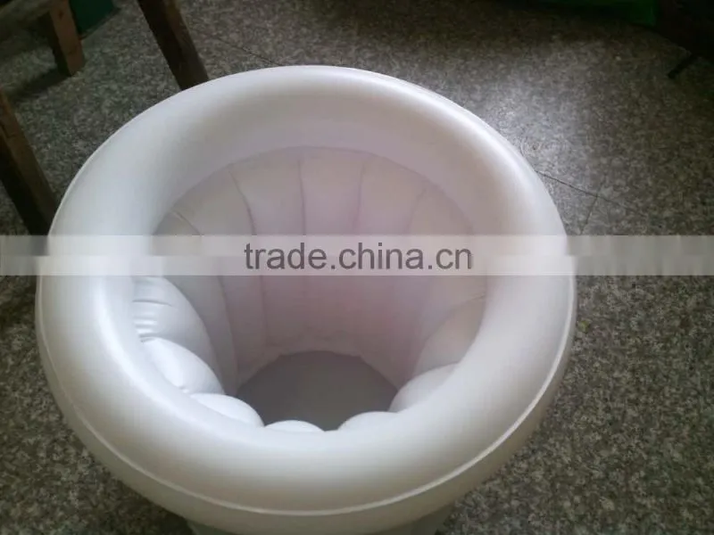 EN71 approved PVC inflatable cheap beer cooler/air cooler without water/plastic basket