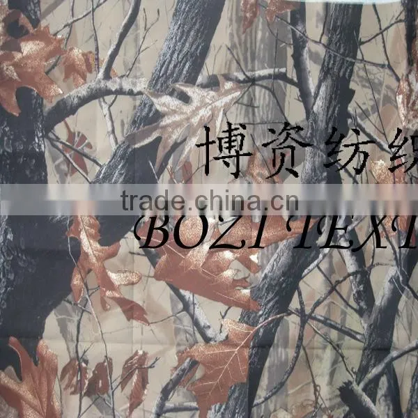 Peach skin printed beach pants fabric, pattern color can be customized to sample
