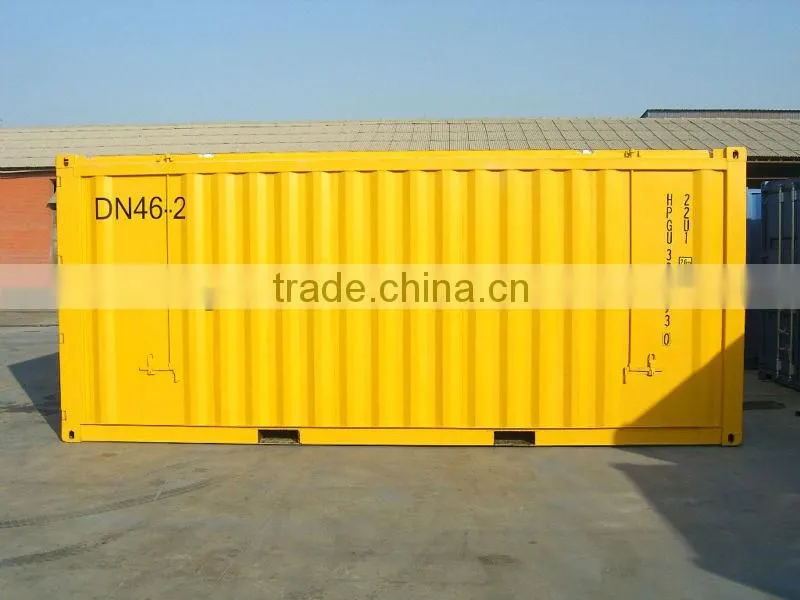 20ft hard open top container