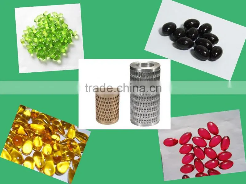 ROUND die roll for paintball and softgel encapsulation production line
