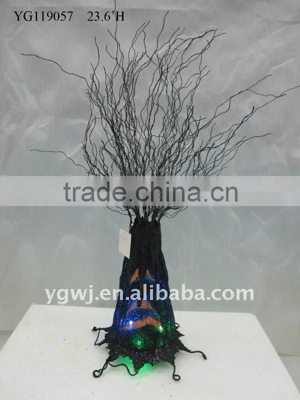 metal led hanging pumkin Halloween