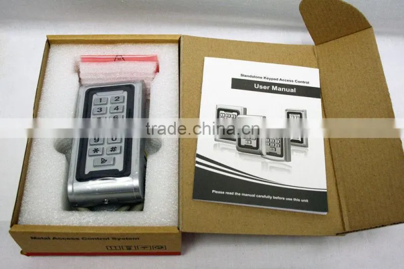 Standalone RFID Door Access Keypad RFID access control with IP68 waterproof (CE FCC Rohs)