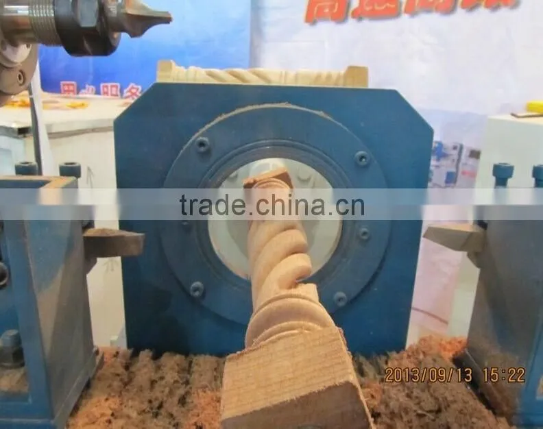 Easy operation and low price CNC1503SA baseball bat cnc wood turning lathe with CE certification