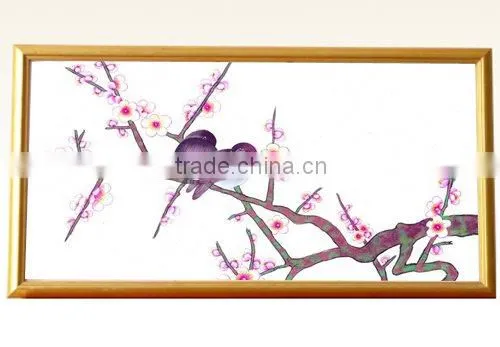 Gold finished wooden frame modern oil painting frame