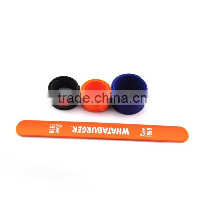 the cheapest custom Blank silicone slap bracelets