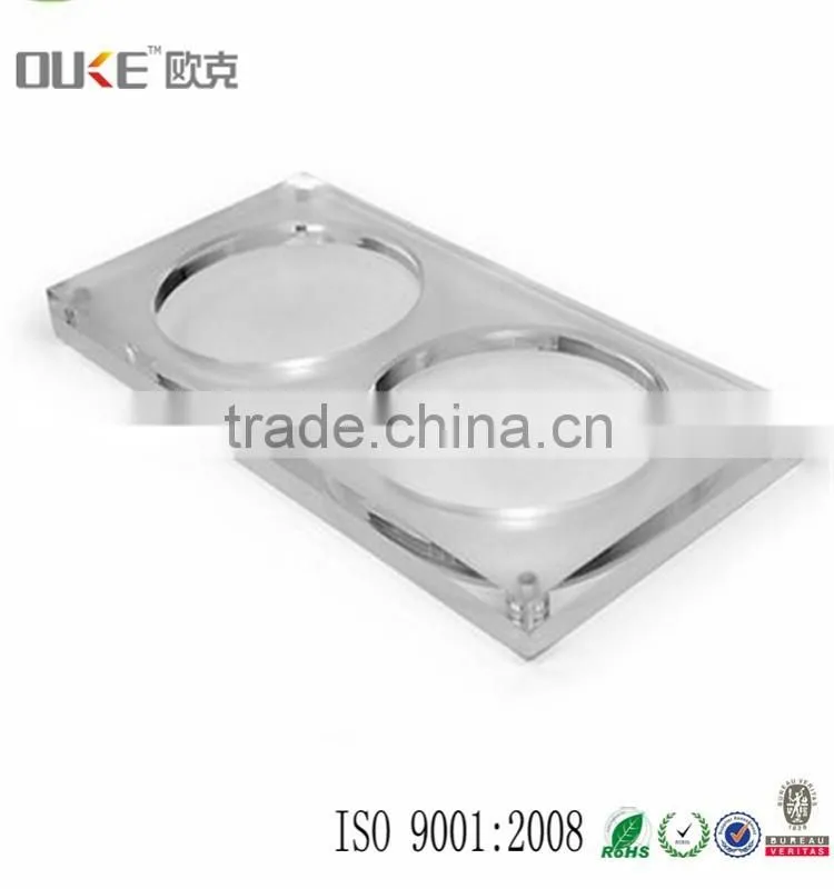 china factory high quality clear acrylic cup holder