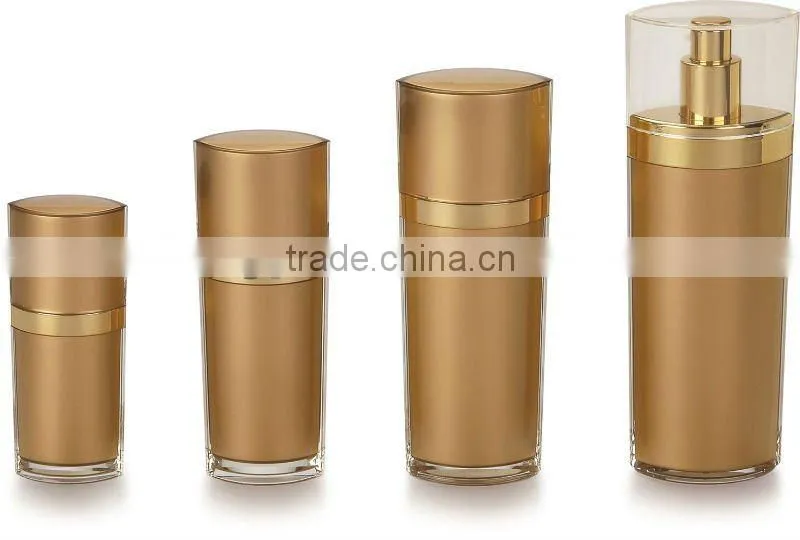 20/40/80/130ml cosmetic lotion bottle with PMMA material