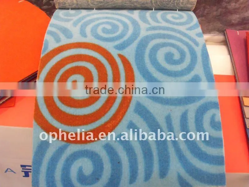 Best price 100% polyester Needle Punched Nonwoven Plain Surface Printed Carpet