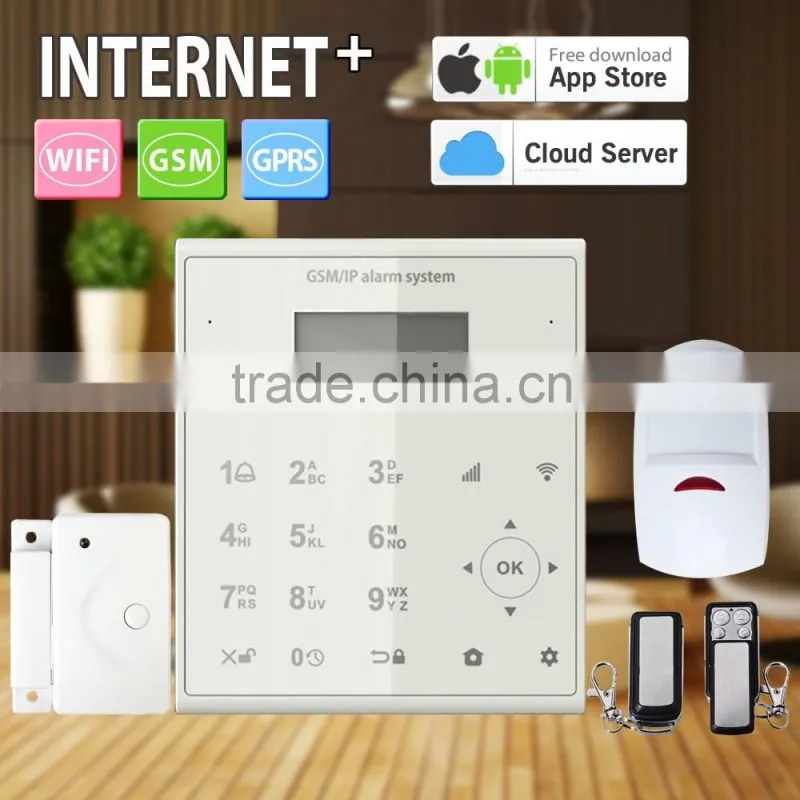 APP control competitive price gsm home burglar security alarm system siren