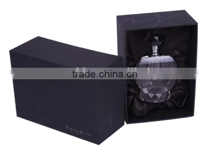 Low price black paper box wine, hot sale wine glass gift box