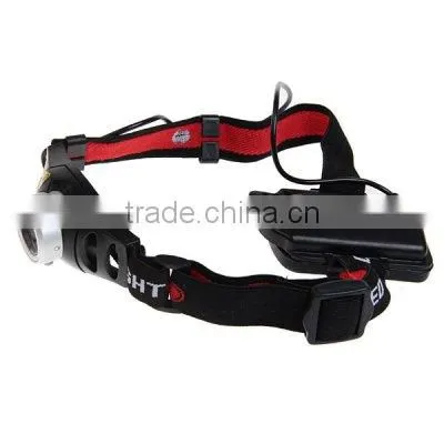 310 Lumen 2 Modes Mini Zoom LED Headlight Zoom Headlamp